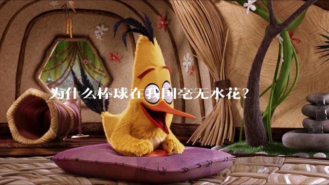 为什么棒球在我国毫无水花？