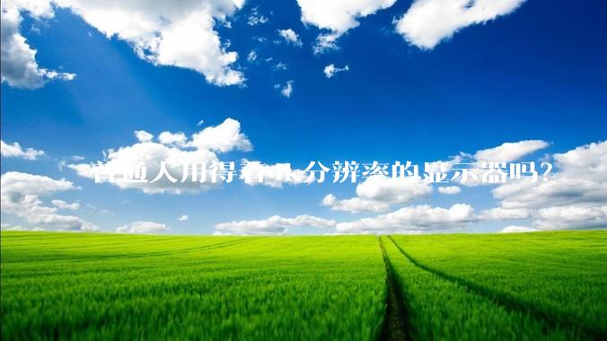 普通人用得着4k分辨率的显示器吗？
